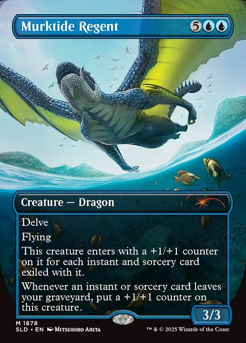 Murktide Regent from Secret Lair Drop (Mythic)