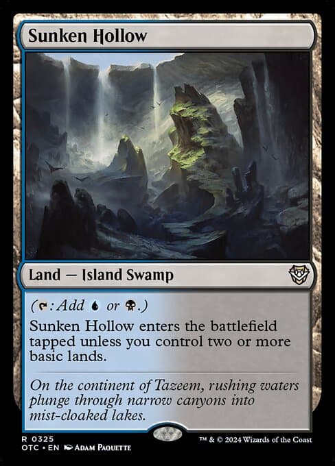 Sunken Hollow from Outlaws of Thunder Junction Commander (Rare)