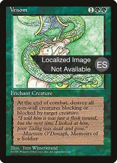Venom from Fourth Edition Foreign Black Border (Common)