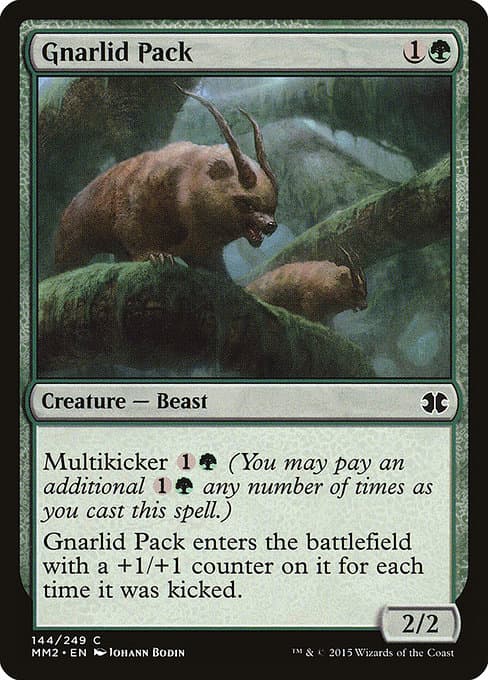 Gnarlid Pack from Modern Masters 2015 (Common)