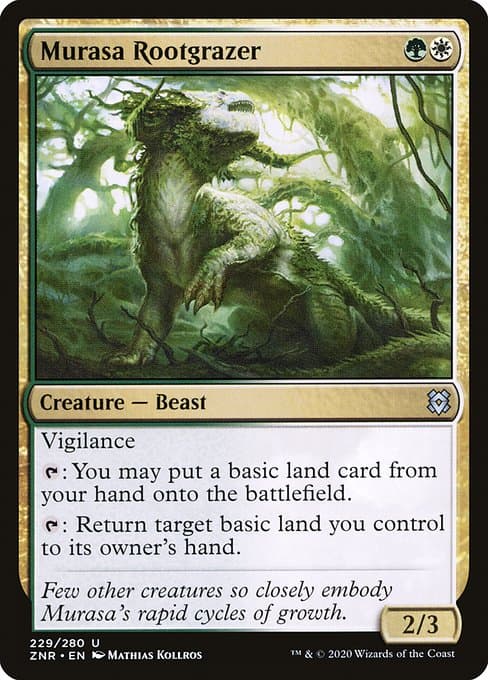 Murasa Rootgrazer from Zendikar Rising (Uncommon)