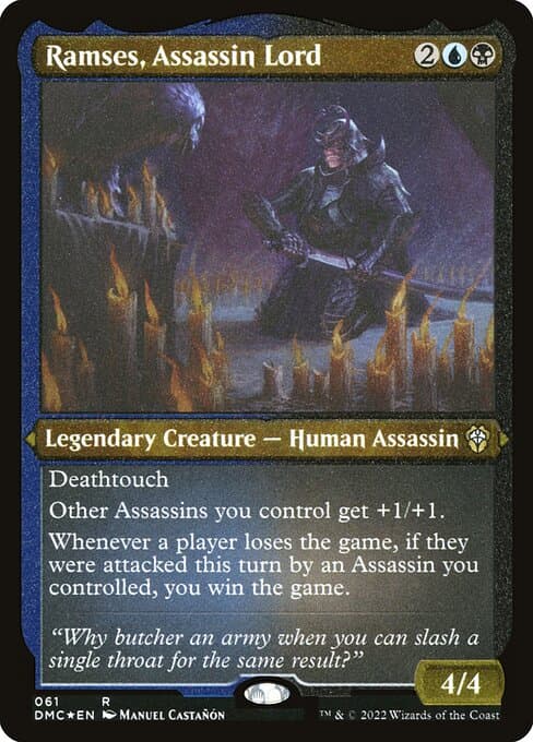 Ramses, Assassin Lord from Dominaria United Commander (Rare)
