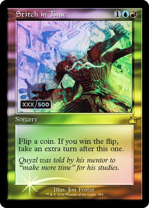 Stitch in Time from Ravnica Remastered (Rare)
