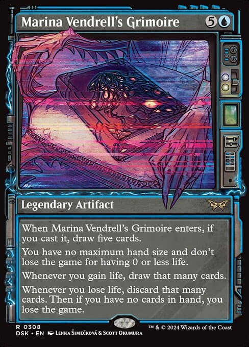 Marina Vendrell's Grimoire from Duskmourn: House of Horror (Rare)