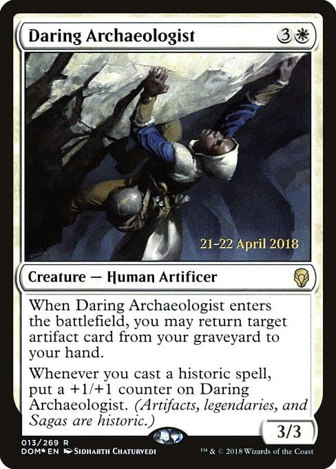 Daring Archaeologist from Dominaria Promos (Rare)