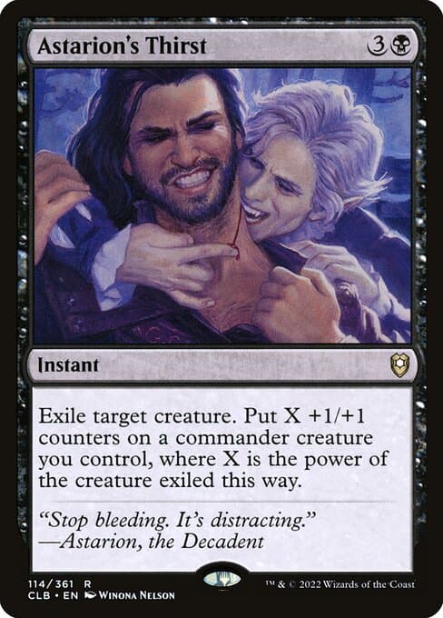 Astarion's Thirst from Commander Legends: Battle for Baldur's Gate (Rare)