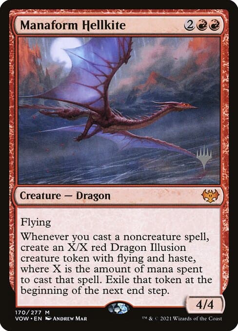 Manaform Hellkite from Innistrad: Crimson Vow Promos (Mythic)