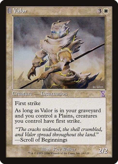 Valor from Time Spiral Timeshifted (Special)