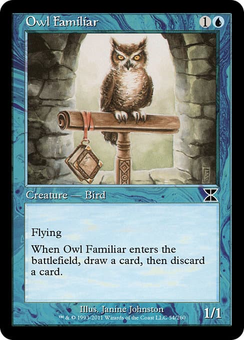 Owl Familiar from Masters Edition IV (Common)