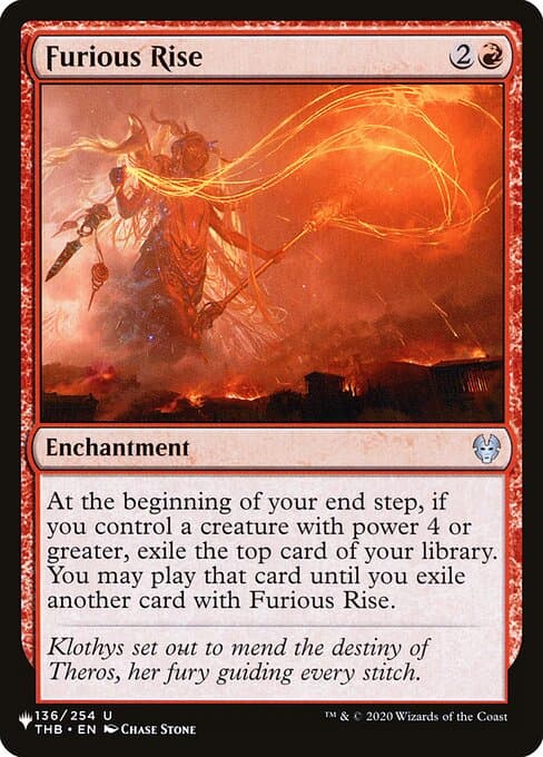 Furious Rise from The List (Uncommon)