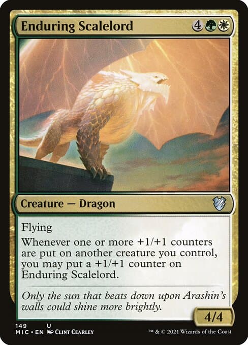 Enduring Scalelord from Midnight Hunt Commander (Uncommon)