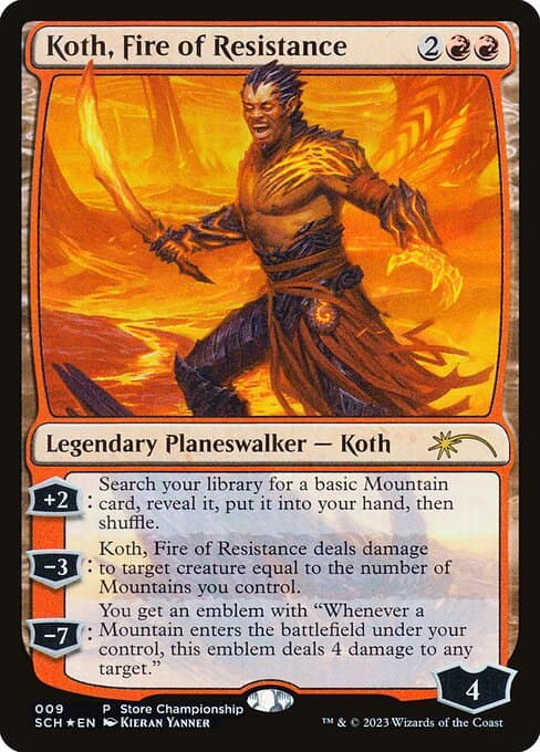 Koth, Fire of Resistance (Rare)