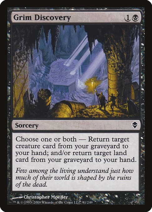 Grim Discovery from Zendikar (Common)