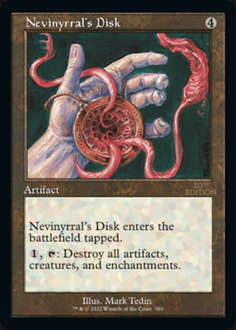 Nevinyrral's Disk from 30th Anniversary Edition (Rare)