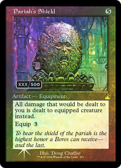 Pariah's Shield from Ravnica Remastered (Rare)