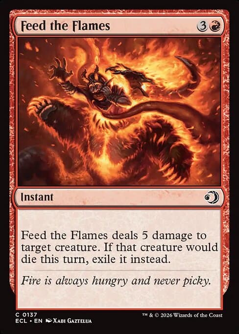 Feed the Flames from Lorwyn Eclipsed (Common)