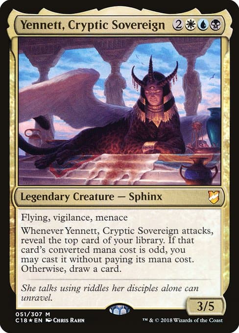 Yennett, Cryptic Sovereign from Commander 2018 (Mythic)