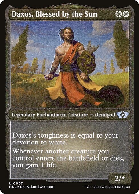 Daxos, Blessed by the Sun from Multiverse Legends (Uncommon)