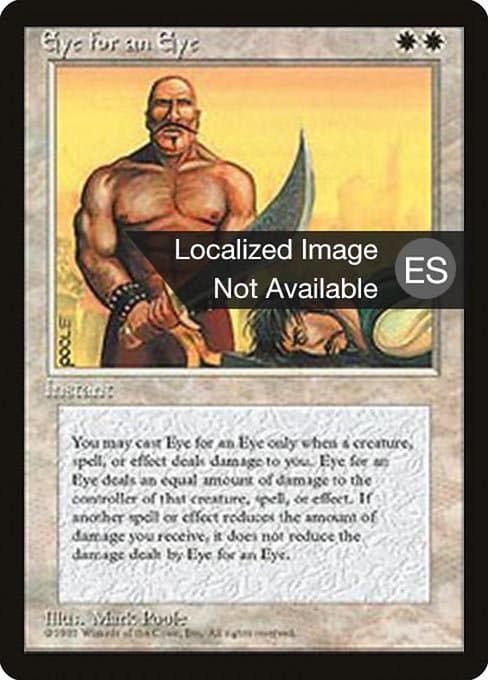 Eye for an Eye from Fourth Edition Foreign Black Border (Rare)