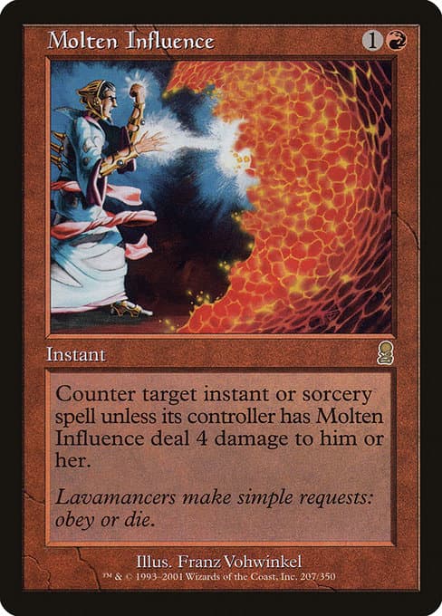 Molten Influence from Odyssey (Rare)