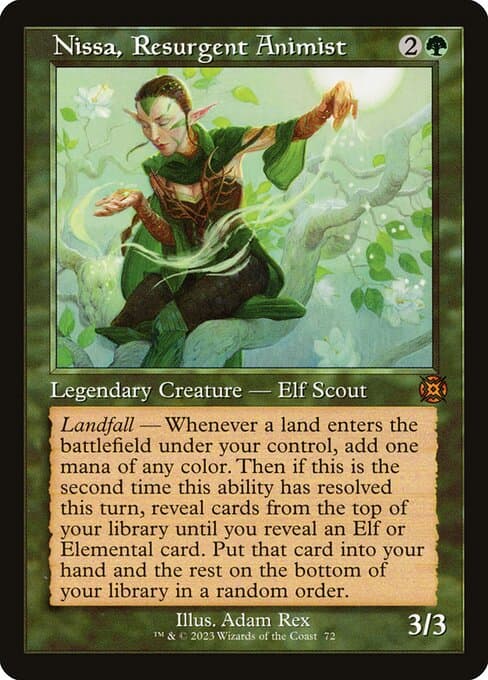 Nissa, Resurgent Animist from March of the Machine: The Aftermath (Mythic)