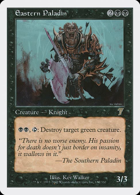 Eastern Paladin from Seventh Edition (Rare)