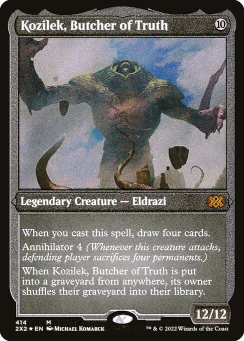 Kozilek, Butcher of Truth from Double Masters 2022 (Mythic)
