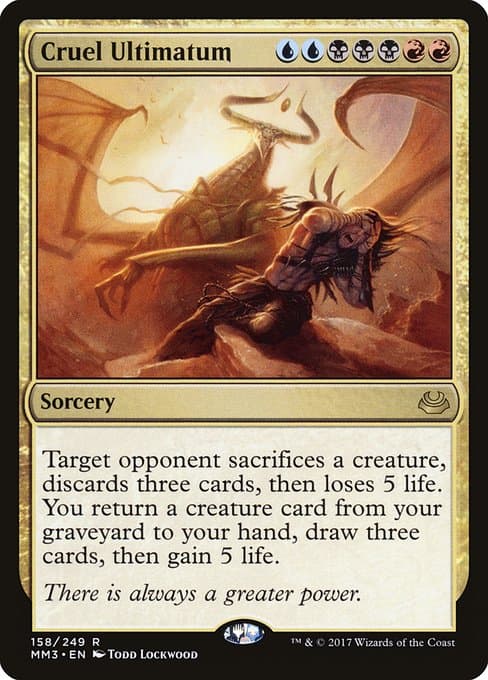 Cruel Ultimatum from Modern Masters 2017 (Rare)