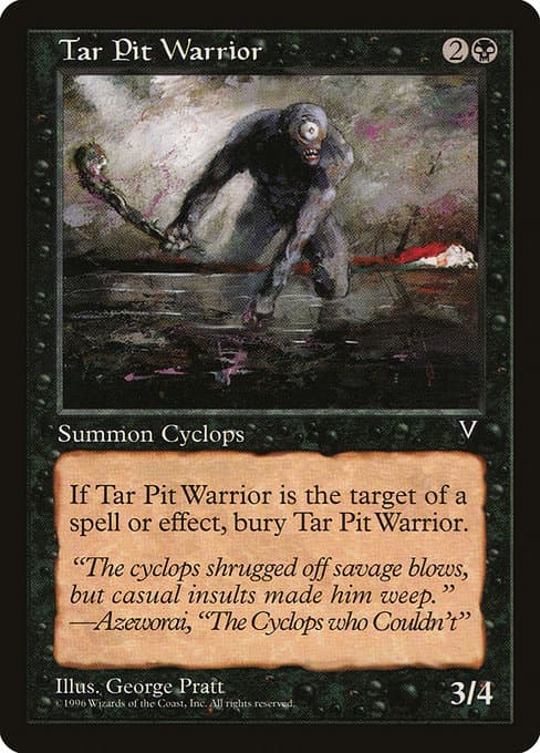 Tar Pit Warrior from Visions (Common)