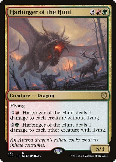 Harbinger of the Hunt from Starter Commander Decks (Rare)