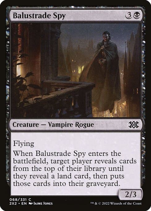 Balustrade Spy from Double Masters 2022 (Common)