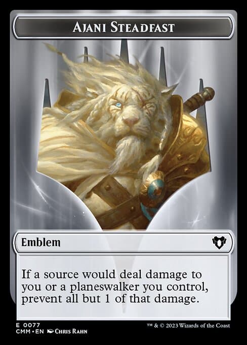 Ajani Steadfast Emblem (Common)