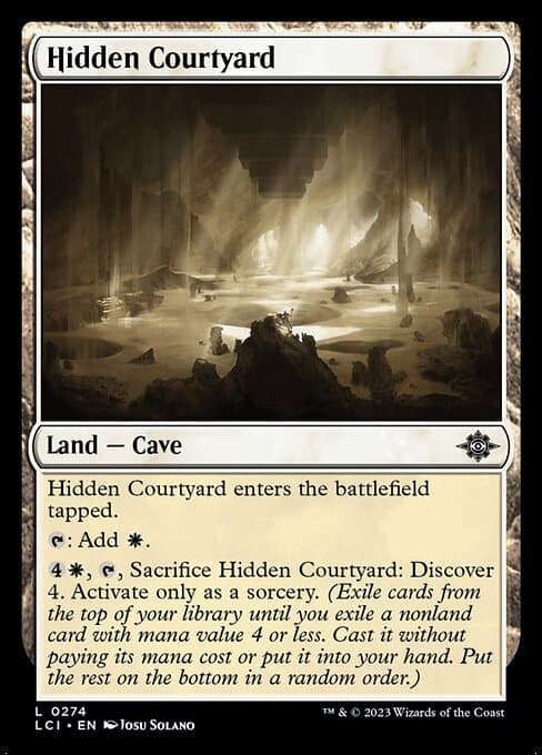 Hidden Courtyard from The Lost Caverns of Ixalan (Common)