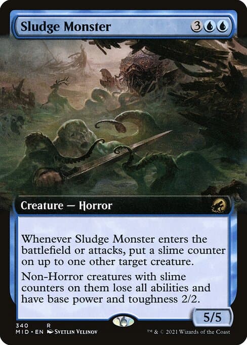 Sludge Monster from Innistrad: Midnight Hunt (Rare)