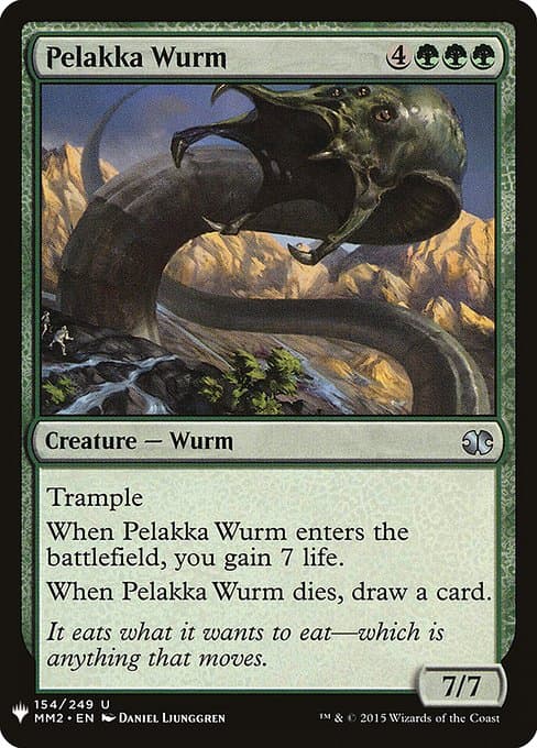 Pelakka Wurm from The List (Uncommon)