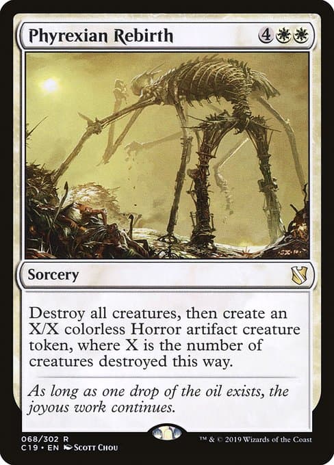 Phyrexian Rebirth from Commander 2019 (Rare)
