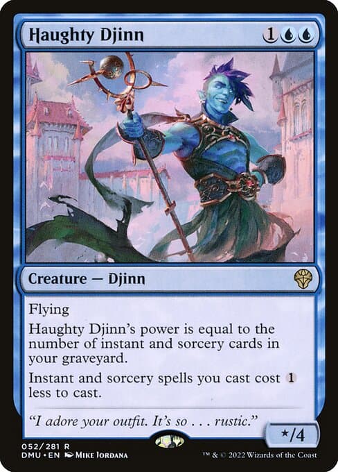 Haughty Djinn from Dominaria United (Rare)