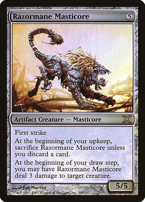 Razormane Masticore from Tenth Edition (Rare)
