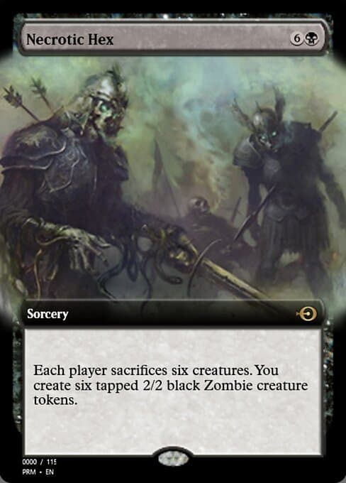 Necrotic Hex from Magic Online Promos (Rare)