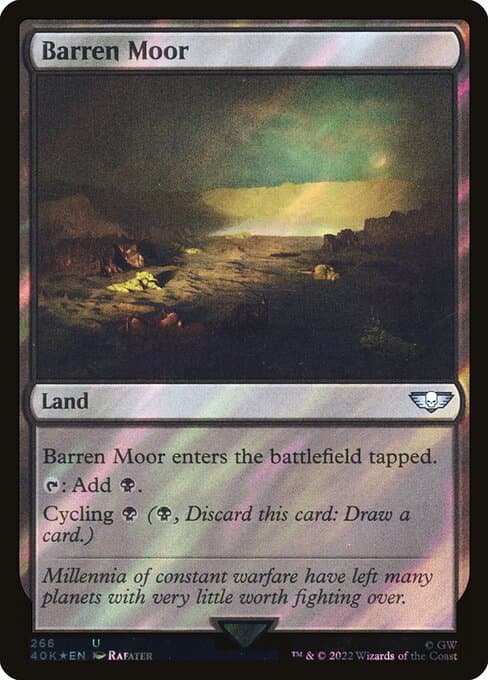 Barren Moor from Warhammer 40,000 Commander (Uncommon)