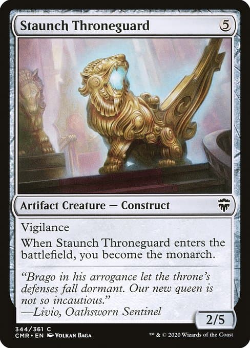 Staunch Throneguard from Commander Legends (Common)