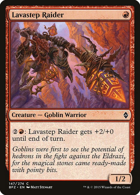 Lavastep Raider from Battle for Zendikar (Common)