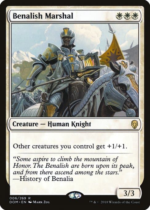 Benalish Marshal from Dominaria (Rare)