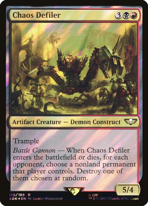 Chaos Defiler from Warhammer 40,000 Commander (Rare)