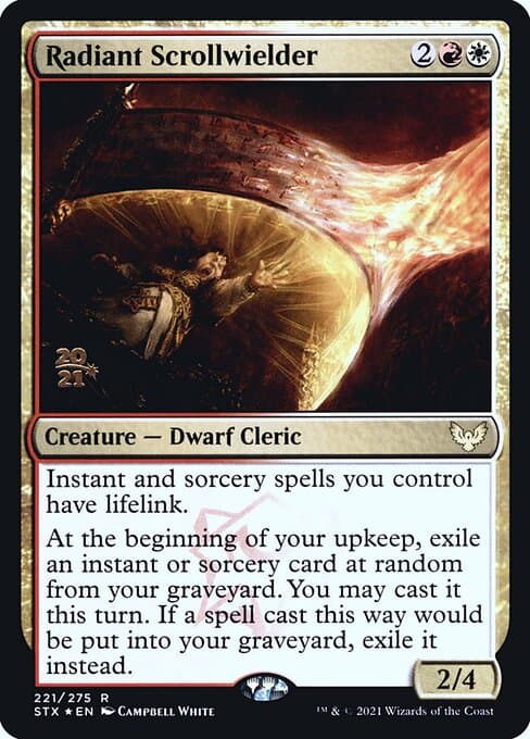 Radiant Scrollwielder from Strixhaven: School of Mages Promos (Rare)