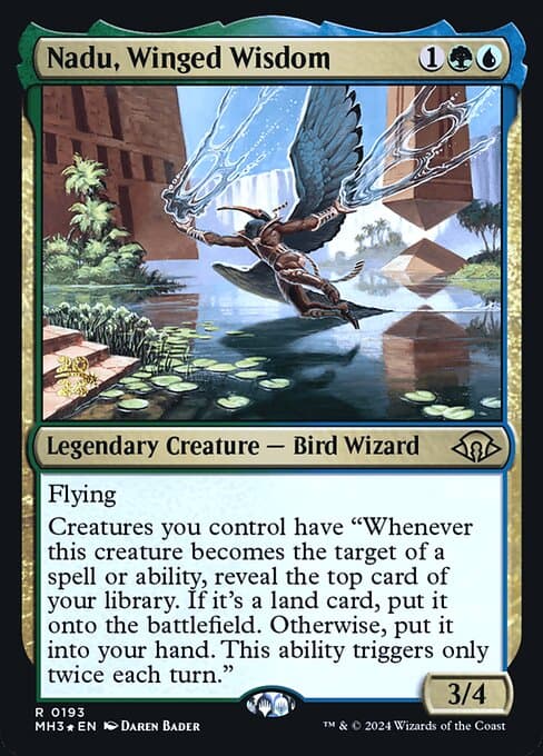 Nadu, Winged Wisdom from Modern Horizons 3 Promos (Rare)