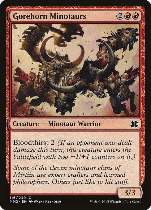 Gorehorn Minotaurs from Modern Masters 2015 (Common)