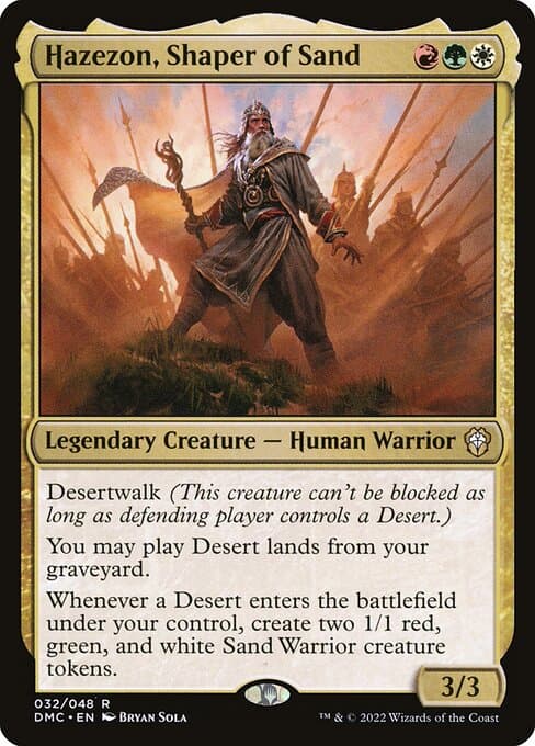 Hazezon, Shaper of Sand from Dominaria United Commander (Rare)