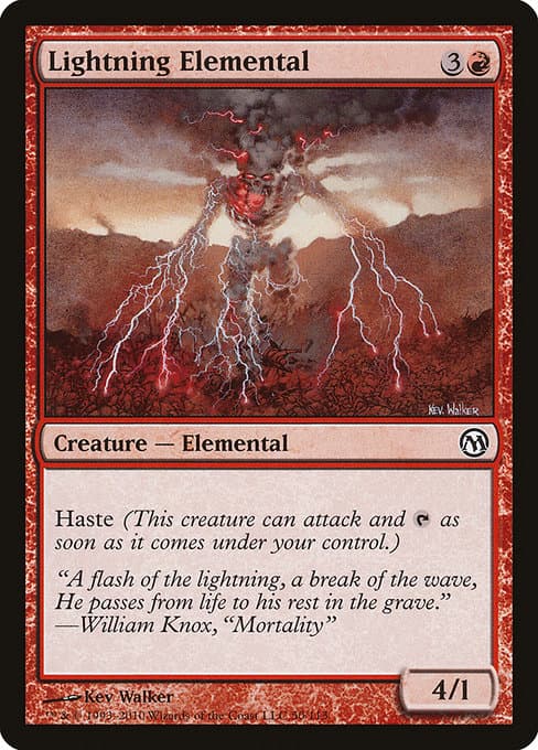 Lightning Elemental from Duels of the Planeswalkers (Common)