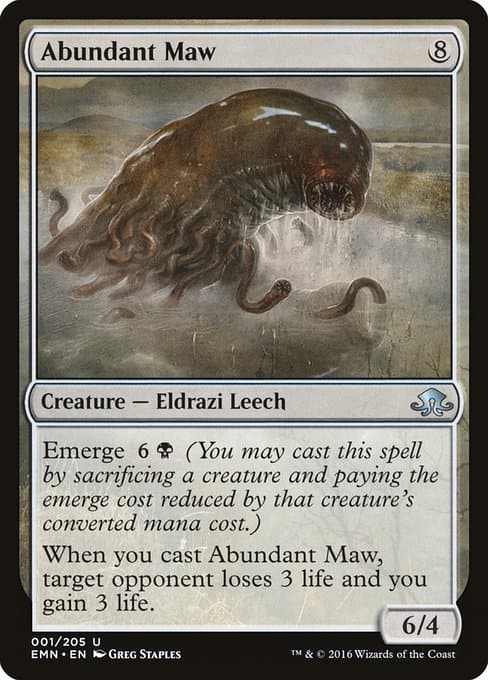 Abundant Maw from Eldritch Moon (Uncommon)